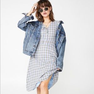 Brand New Dolls Kill Check Print Dress
